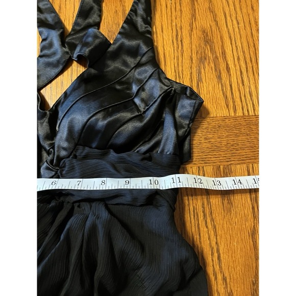 Vtg Fredericks Hollywood Mini Halter Dress Y2K Whimsigoth Fairy Grunge Prom Sz 6 - Picture 10 of 11